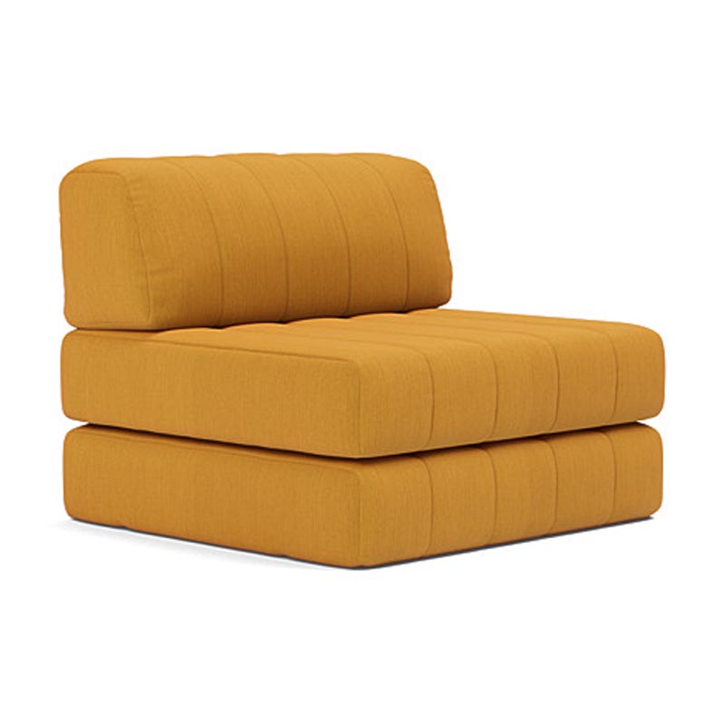 Cozypad Chair Mattress by Innovation, showing angle view of cozypad chair mattress.