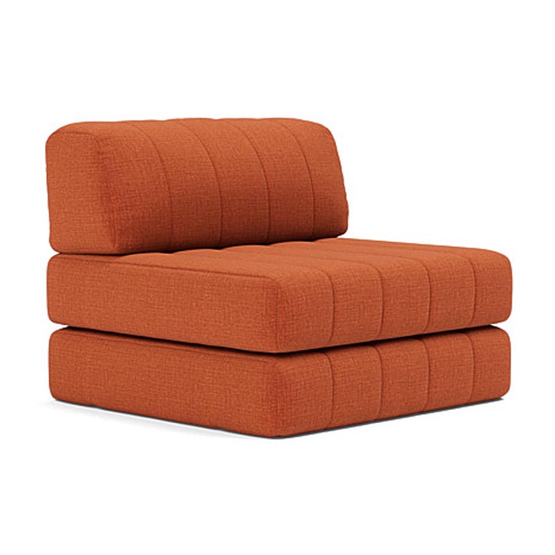 Cozypad Chair Mattress by Innovation, showing angle view of cozypad chair mattress.