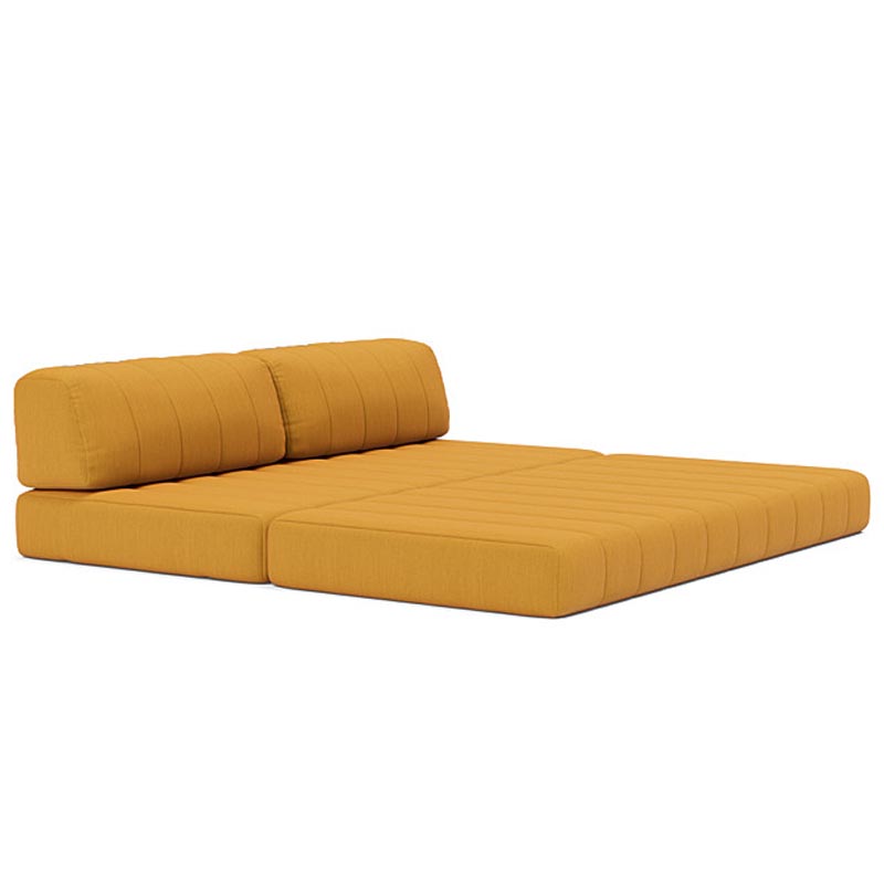 Cozypad Sleeper Sofa by Innovation, showing open view of cozypad sleeper sofa.