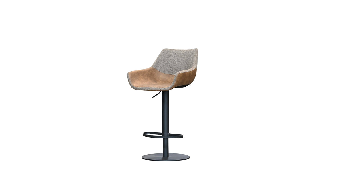 Colt Hydraulic Stool in Brown