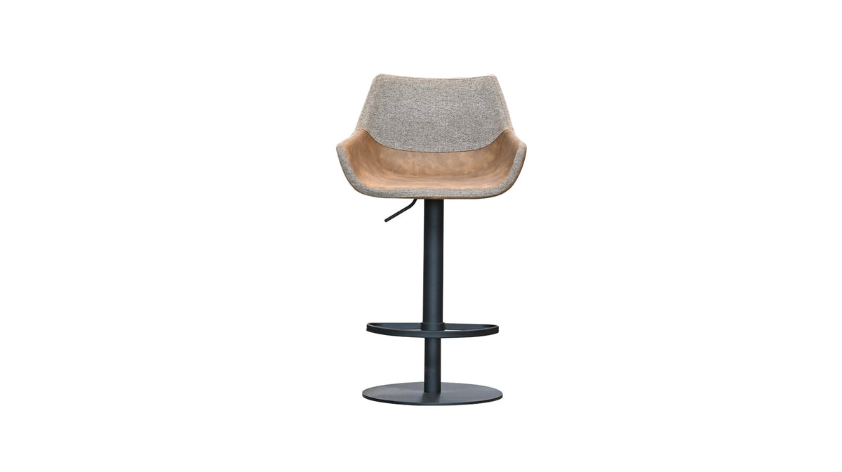 Colt Hydraulic Stool in Brown
