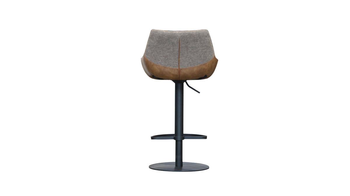 Colt Hydraulic Stool in Brown