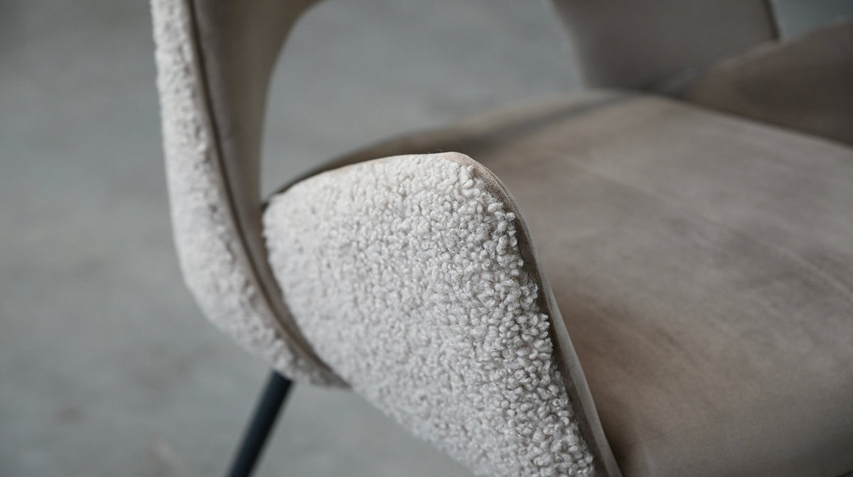 Dolce Dining Chair in Cool Taupe