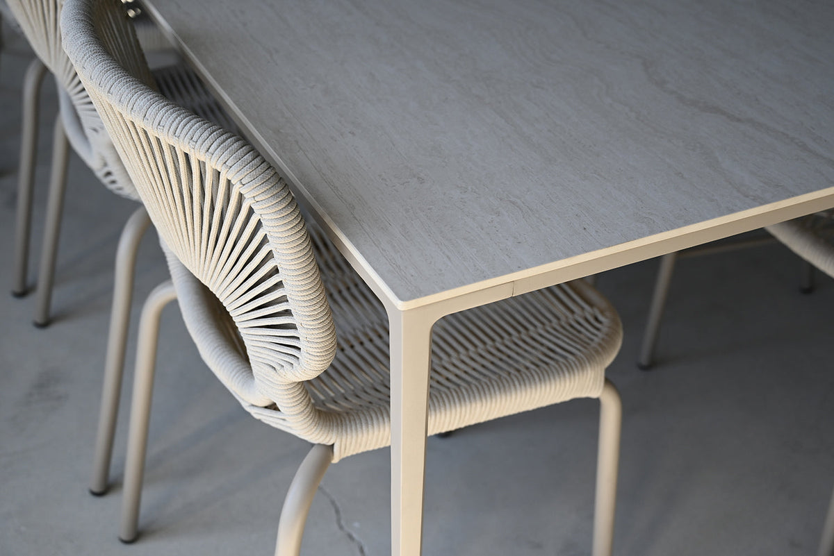 Ischia Indoor/Outdoor Dining Chair in Taupe