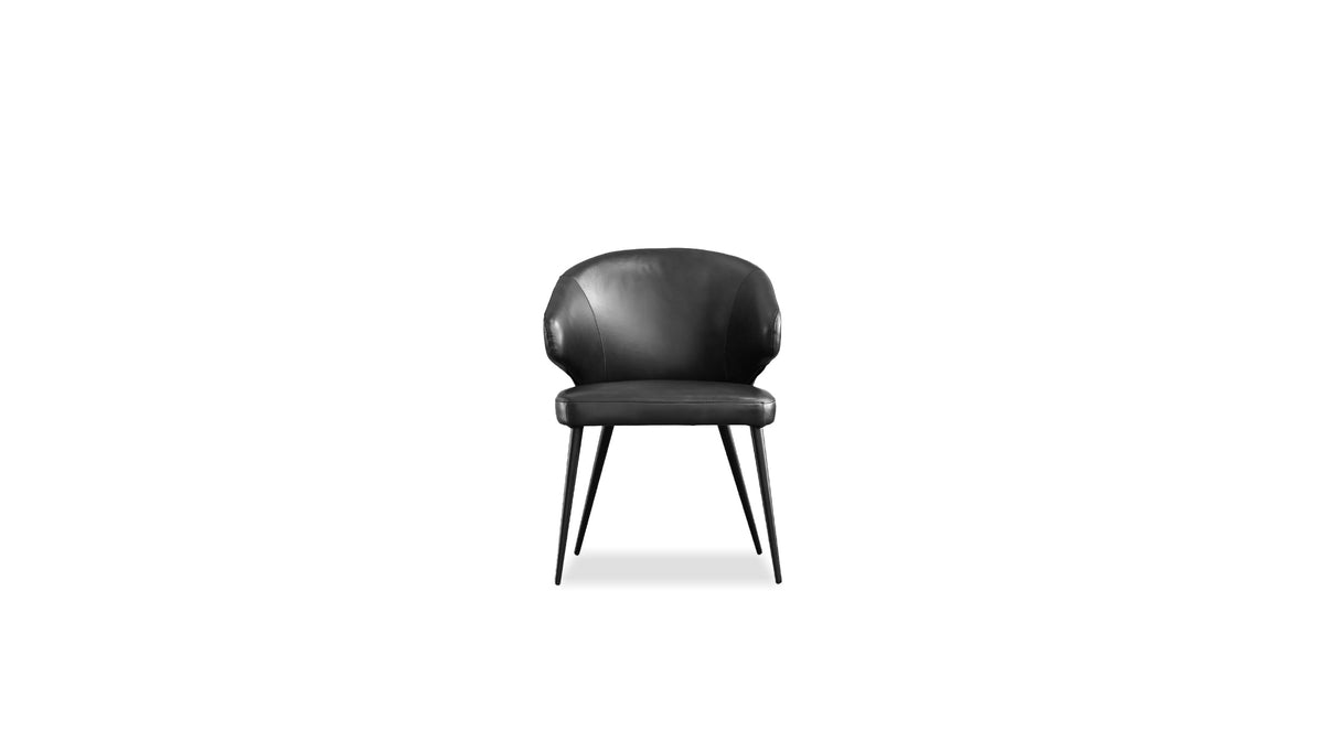Stretto Dining Chair in Pitch Black