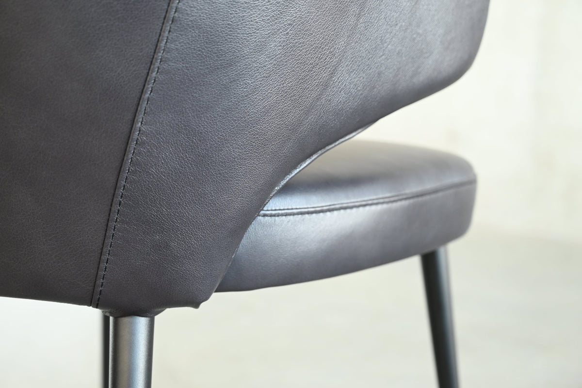 Stretto Dining Chair in Pitch Black