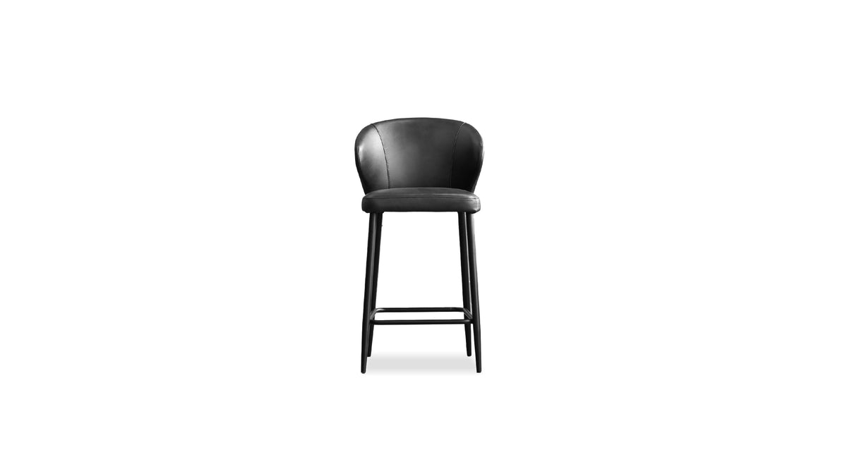 Stretto Counter Stool in Pitch Black