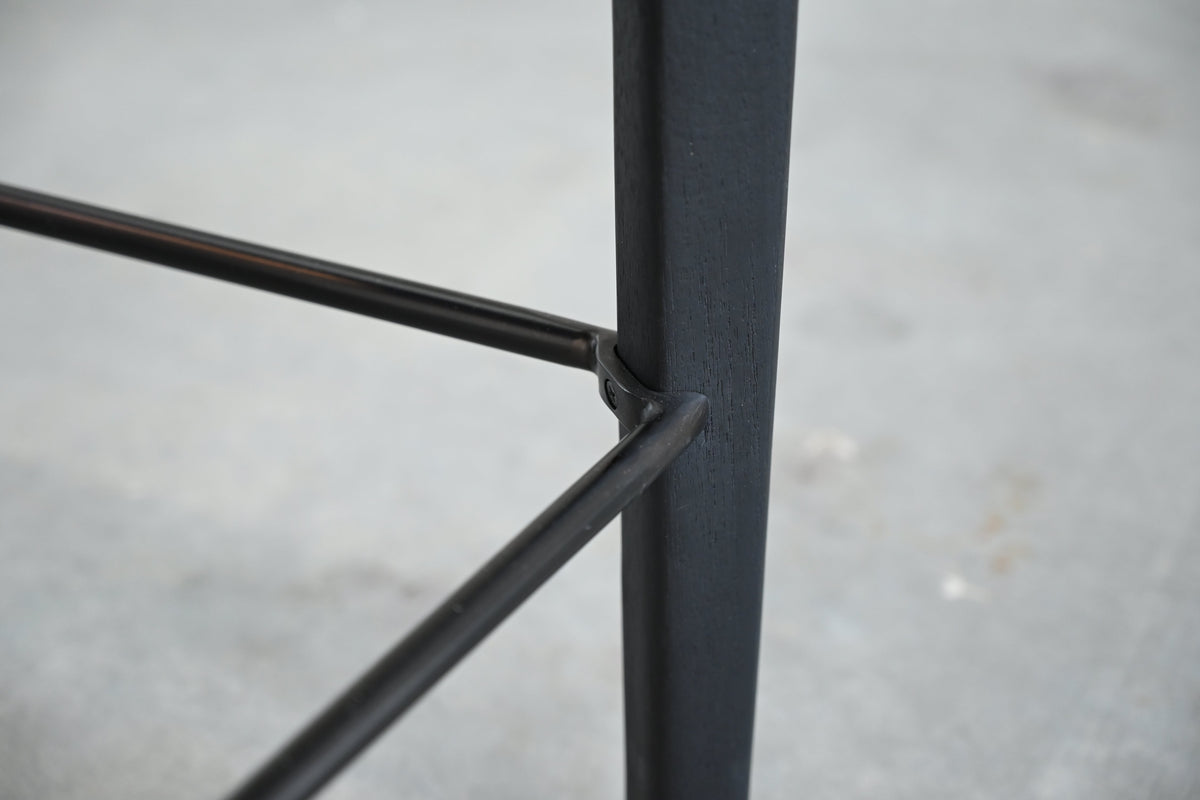 Vent Counter Stool in Black Soot