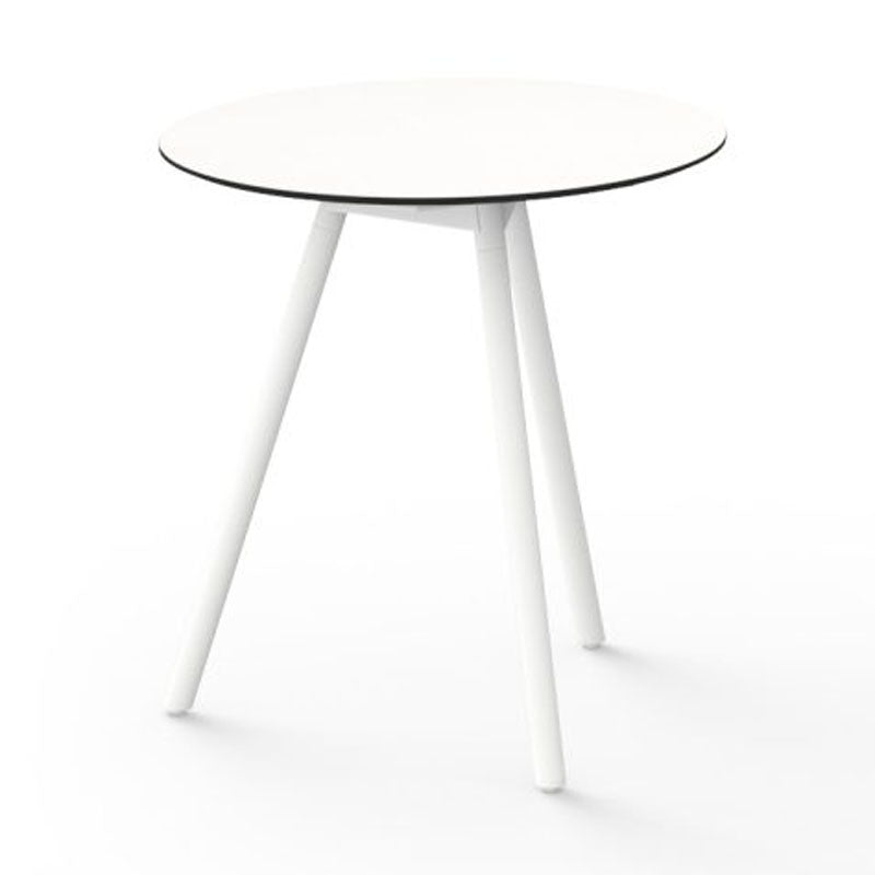 Daisy Balcony Table Alu Legs by Mamagreen, showing front view of daisy balcony table alu legs.
