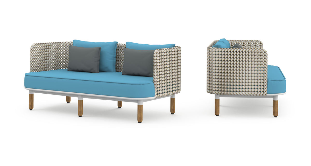 Daisy Mae 2-Seater by Mamagreen, showing front view of daisy mae 2-seater.