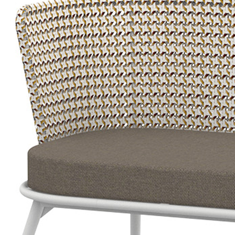 Daisy Mae Chat 2-Seater (Alu Legs) by Mamagreen, showing closeup view of daisy mae chat 2-seater (alu legs).