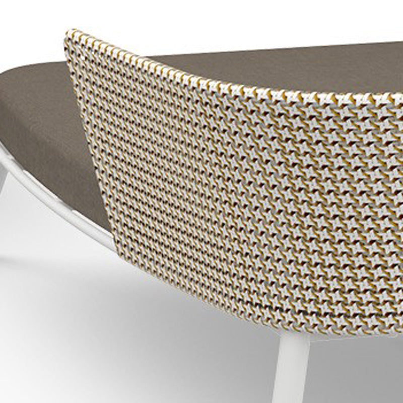 Daisy Mae Daybed (Alu Legs) by Mamagreen, showing closeup view of daisy mae daybed (alu legs).