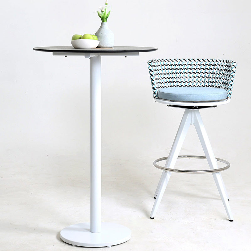 Daisy Mae Swivel Bar Chair by Mamagreen, showing daisy mae swivel bar chair in live shot.