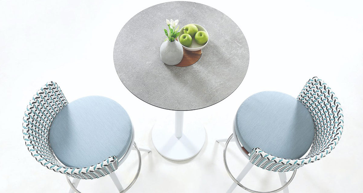 Daisy Mae Swivel Counter Chair by Mamagreen, showing daisy mae swivel counter chair in live shot.