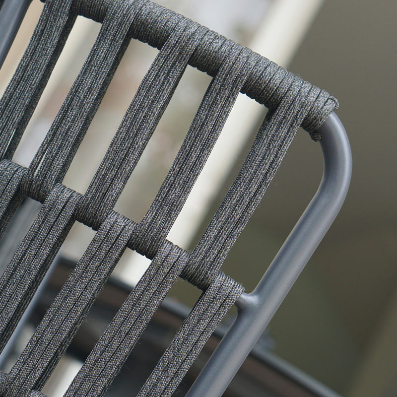 Daisy Rae Dining Chair (Alu Legs) by Mamagreen, showing closeup view of daisy rae dining chair (alu legs) in live shot.