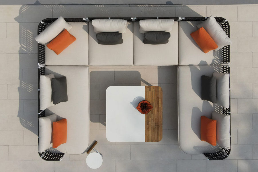 Daisy Rae Sectional by Mamagreen, showing daisy rae sectional in live shot.