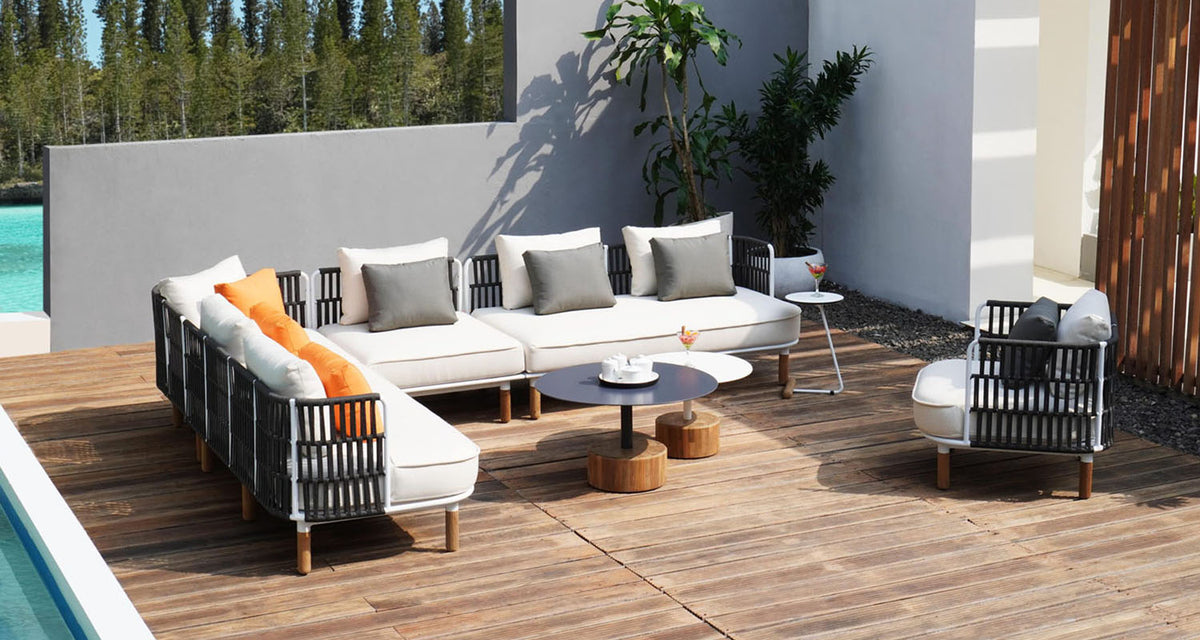 Daisy Rae Sectional by Mamagreen, showing daisy rae sectional in live shot.