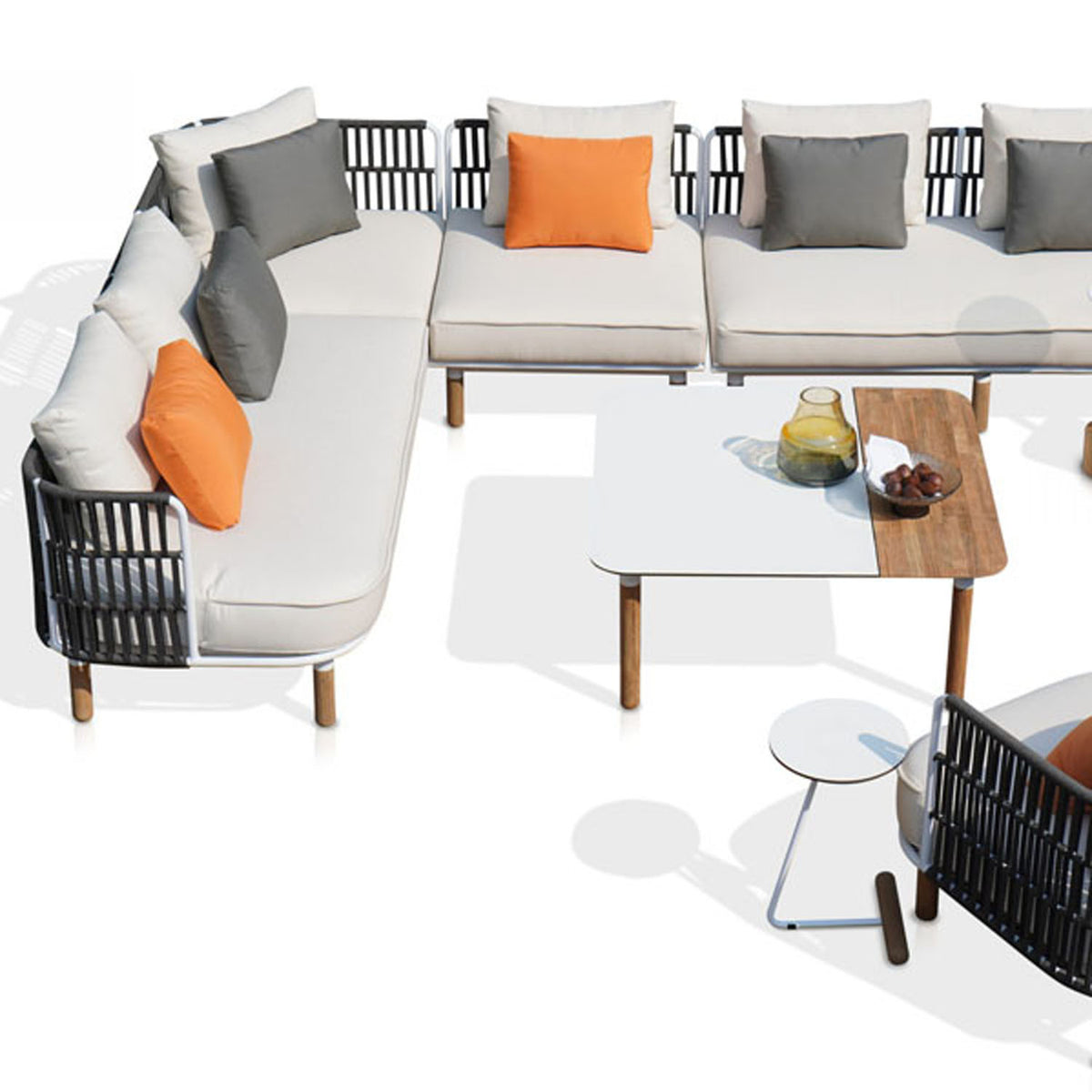 Daisy Rae Sectional by Mamagreen, showing daisy rae sectional in live shot.