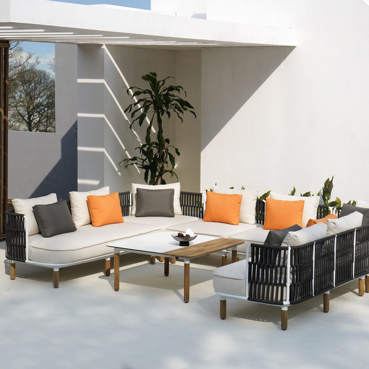 Daisy Rae Sectional by Mamagreen, showing daisy rae sectional in live shot.