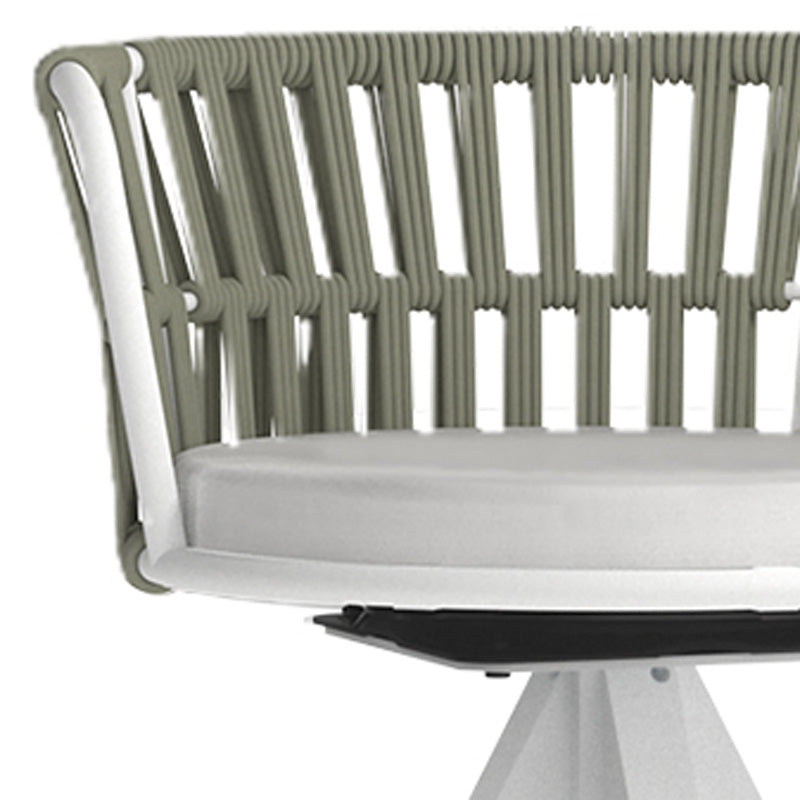 Daisy Rae Swivel Counter Chair by Mamagreen, showing closeup view of daisy rae swivel counter chair.