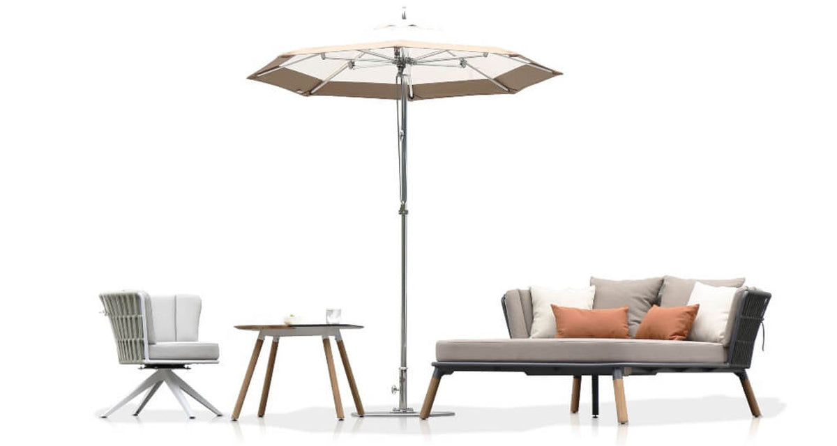 Daisy Rae Daybed (Teak Legs) by Mamagreen, showing daisy rae daybed (teak legs) in live shot.