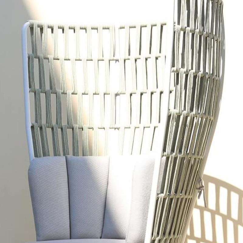 Daisy Rae Chat Chair High Back (Teak Legs) by Mamagreen, showing daisy rae chat chair high back (teak legs).