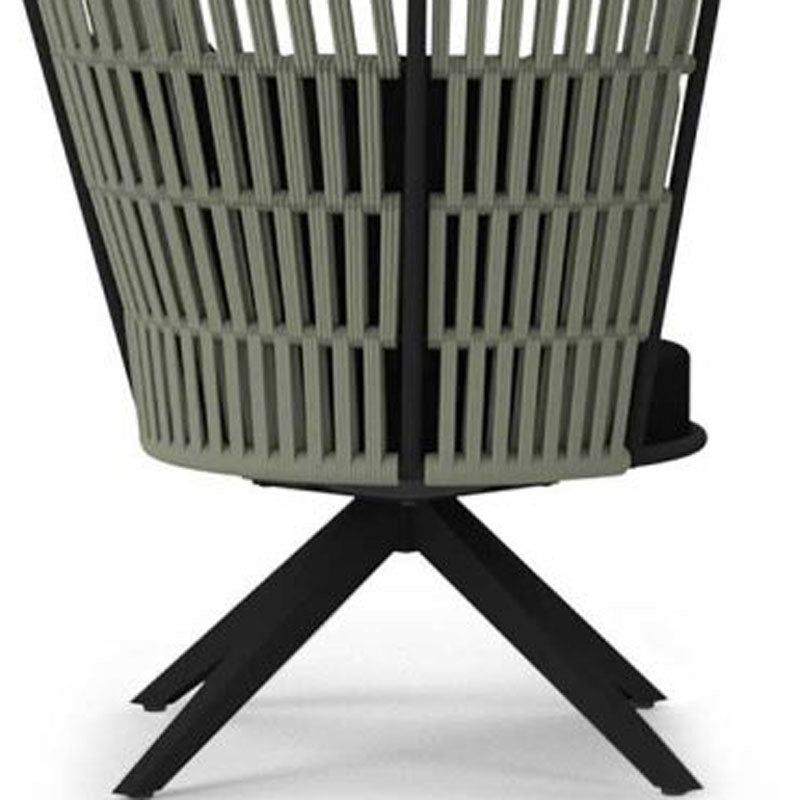 Daisy Rae Swivel Lounge Chair High Back) by Mamagreen, showing closeup view of daisy rae swivel lounge chair high back).