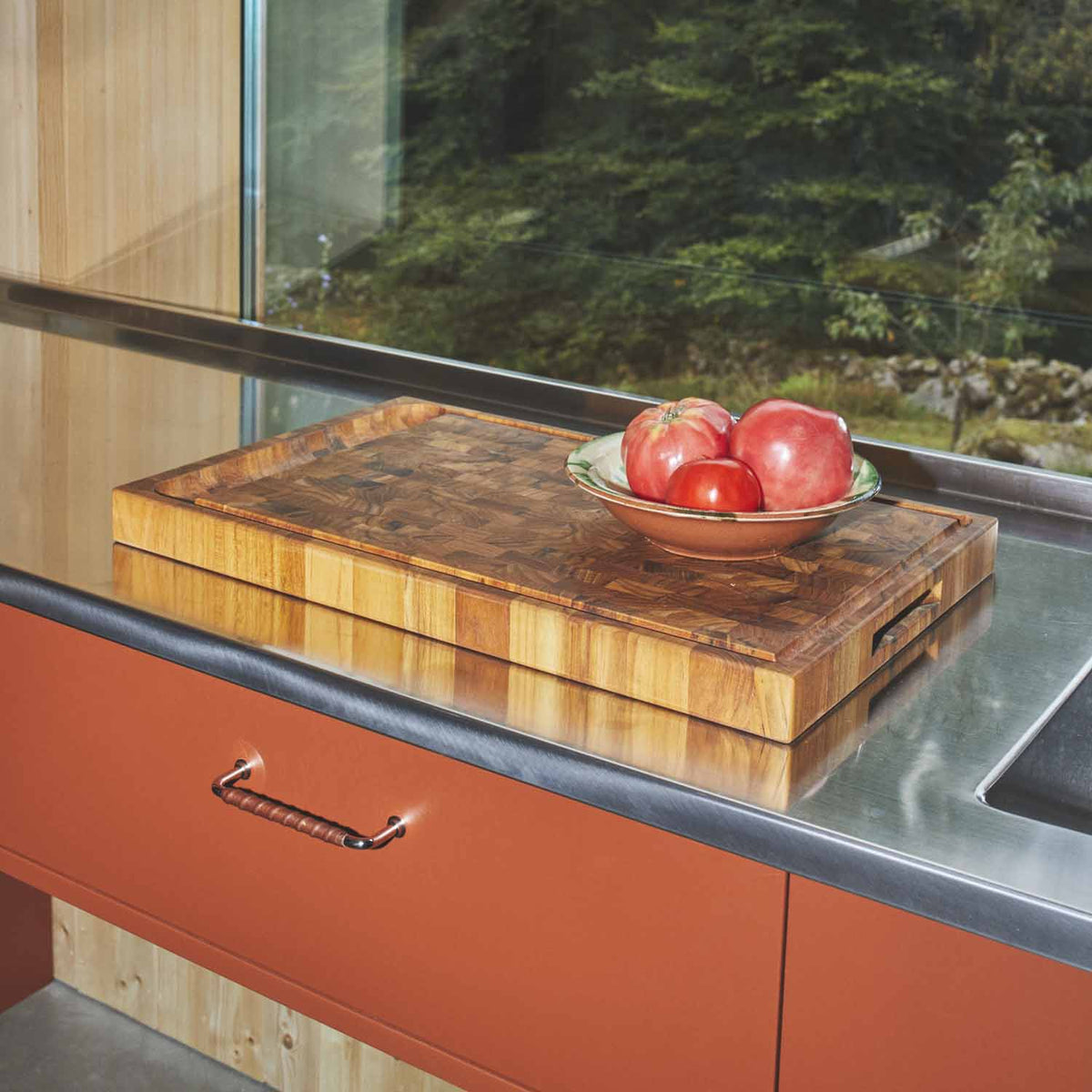 Dania Cutting Board by Skagerak, showing dania cutting board in live shot.