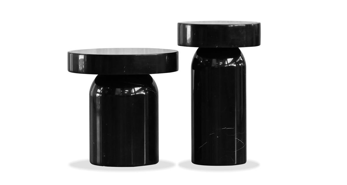 Duro End Table by Mobital, showing front view of duro end table.