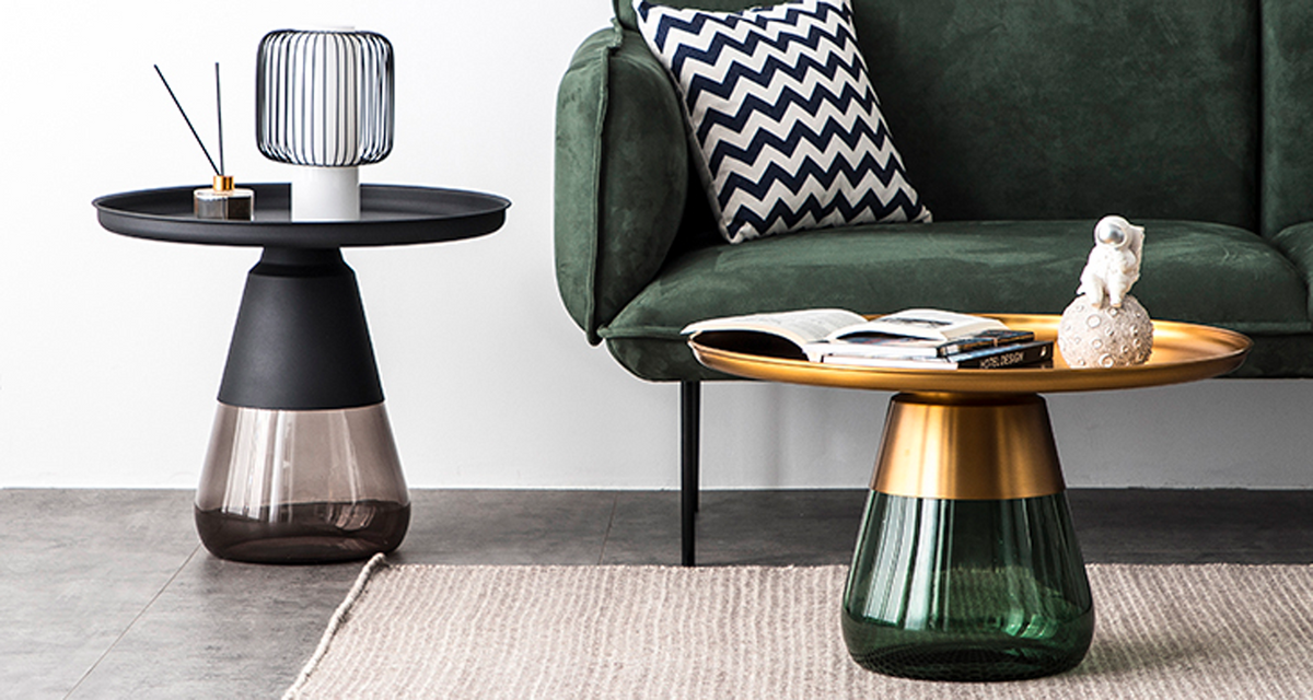 Duverre End Table by Mobital, showing duverre end table in live shot.