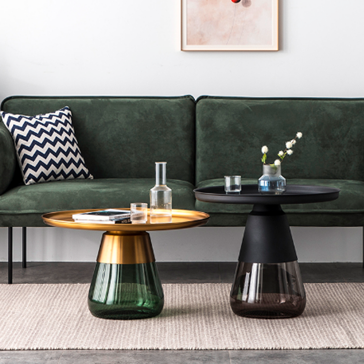 Duverre End Table by Mobital, showing duverre end table in live shot.
