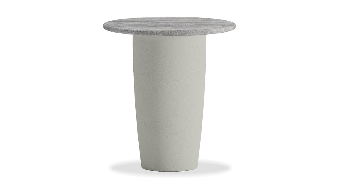 Edem End Table by Mobital, showing front view of edem end table.