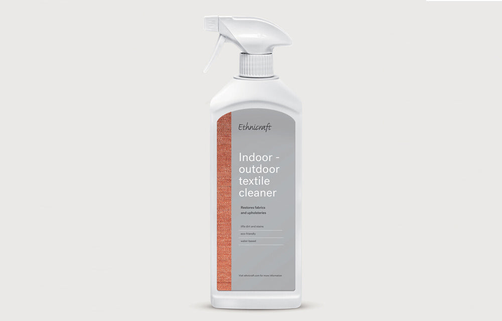Ethnicraft Indoor-Outdoor Textile Cleaner by Ethnicraft, showing front view of ethnicraft indoor-outdoor textile cleaner