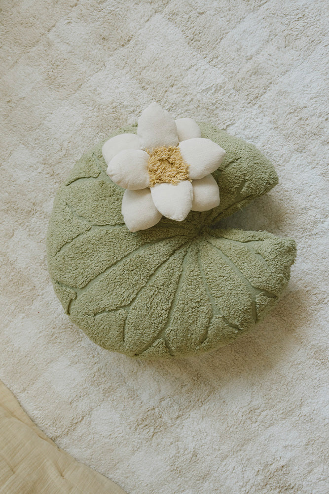 Floor Cushion Water Lily by Lorena Canals