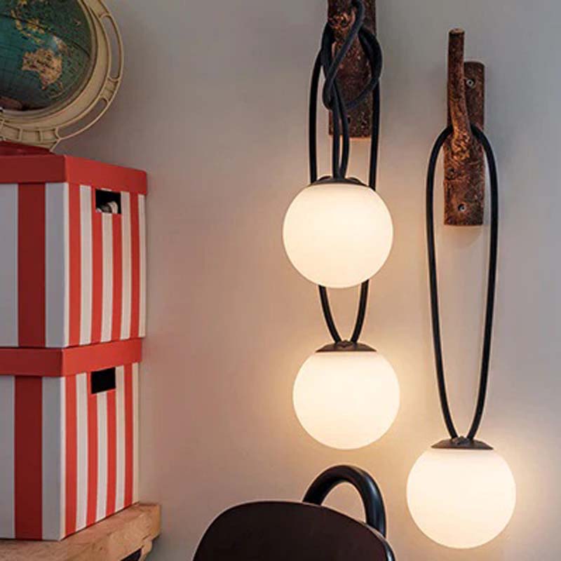 Bolleke Mini Hanging Lamp (Set of 3) by Fatboy, showing bolleke mini hanging lamp (Set of 3) in live shot.