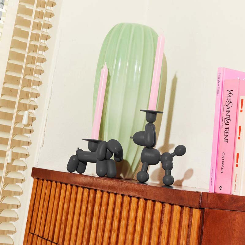Can-Dolly Candle Holder by Fatboy, showing can-dolly candle holder in live shot.