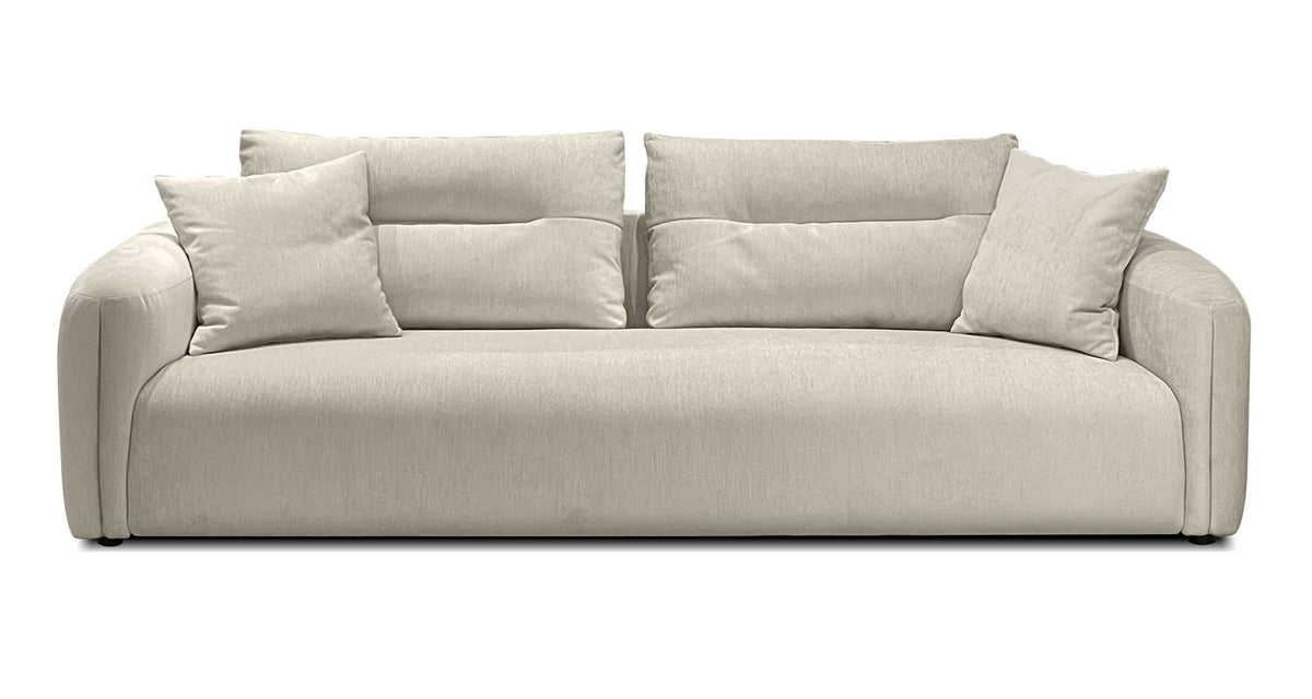 Filo Sofa by Mobital, showing front view of filo sofa.
