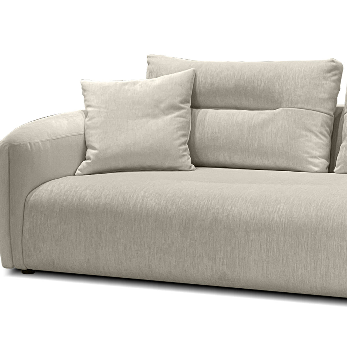 Filo Sofa by Mobital, showing closeup view of filo sofa.