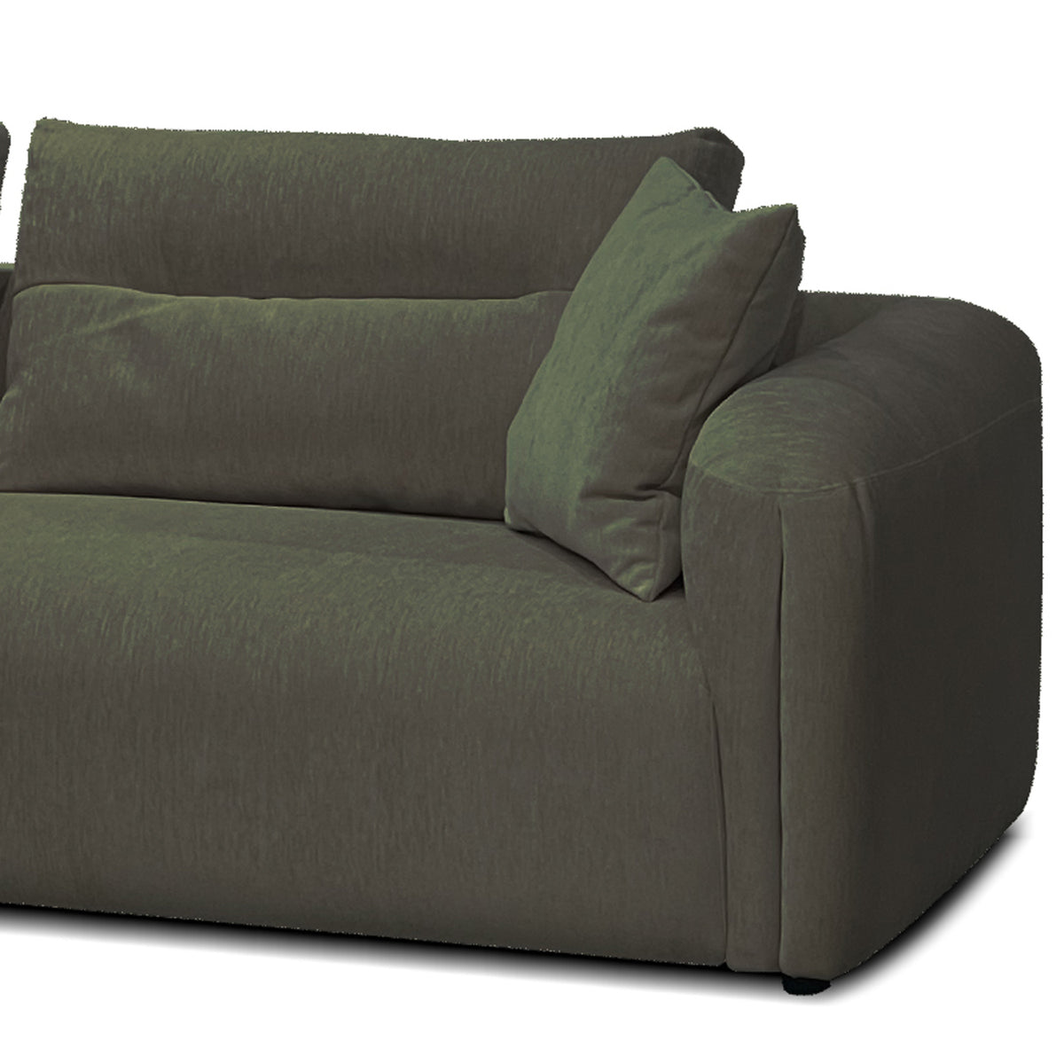 Filo Sofa by Mobital, showing closeup view of filo sofa.