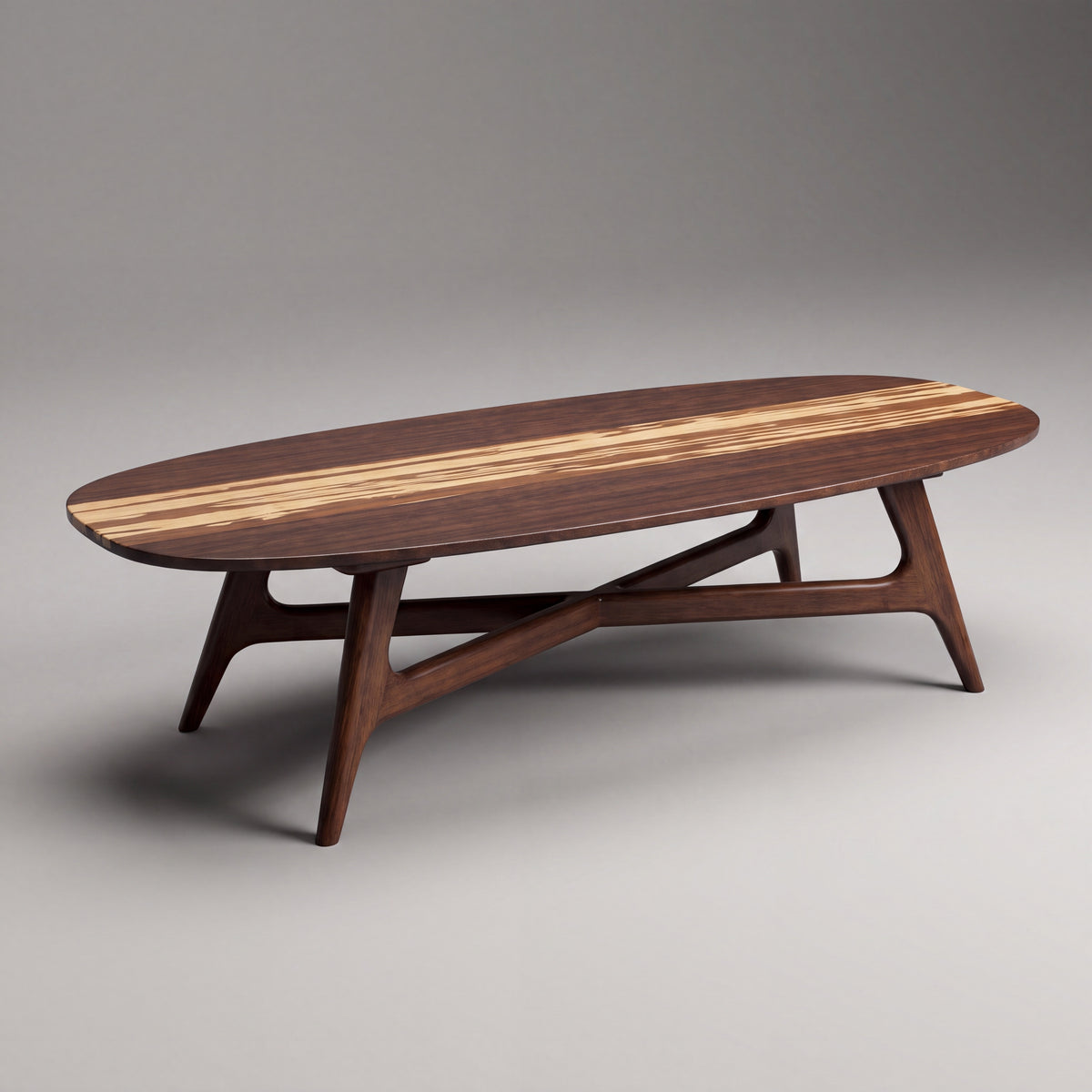 Azara Ellipse Coffee Table in Sable