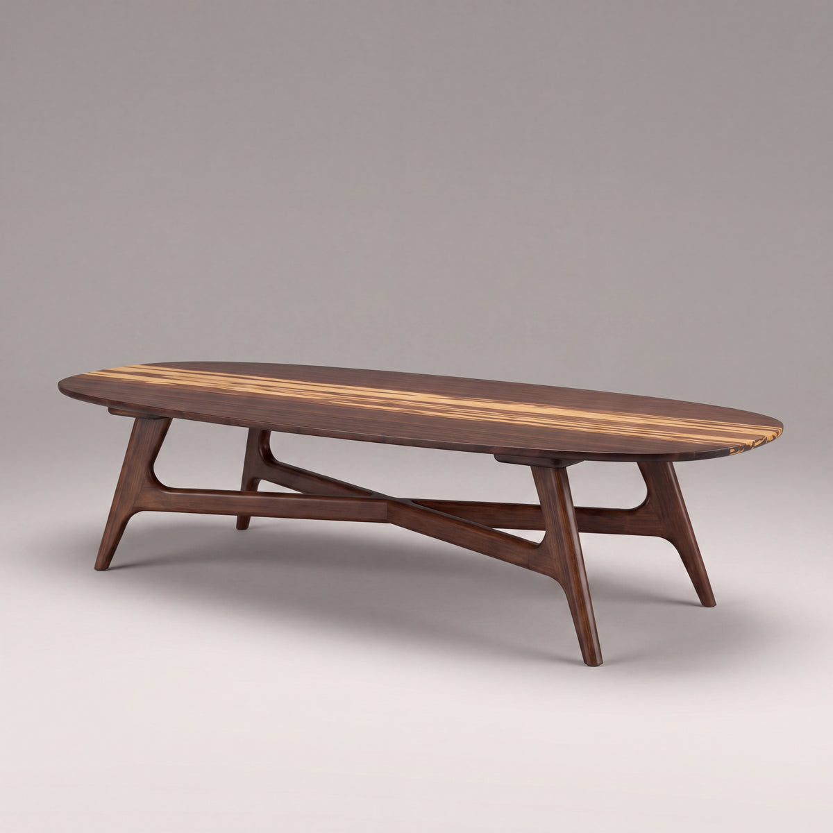 Azara Ellipse Coffee Table in Sable
