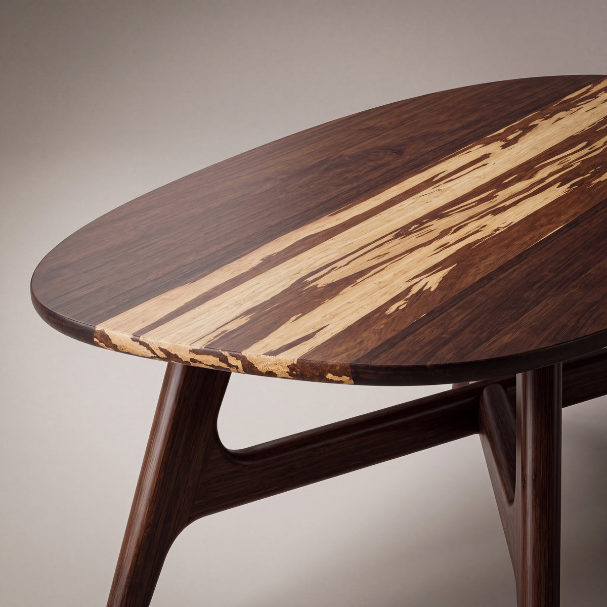 Azara Ellipse Coffee Table in Sable