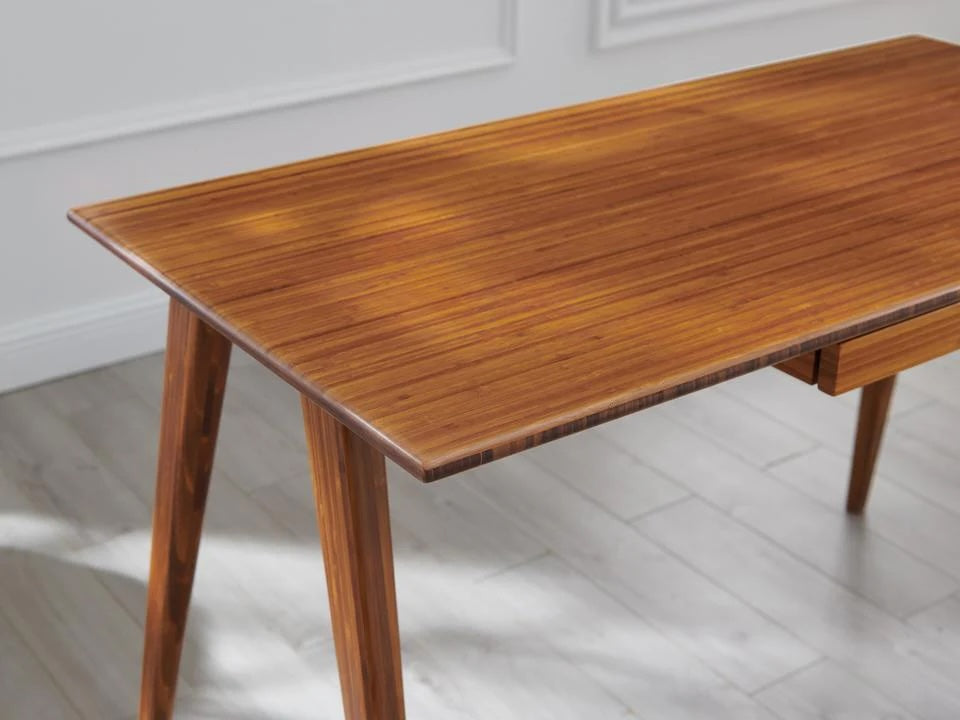 Studio Plus Desk by Greenington, showing closeup view of studio plus desk in live shot.