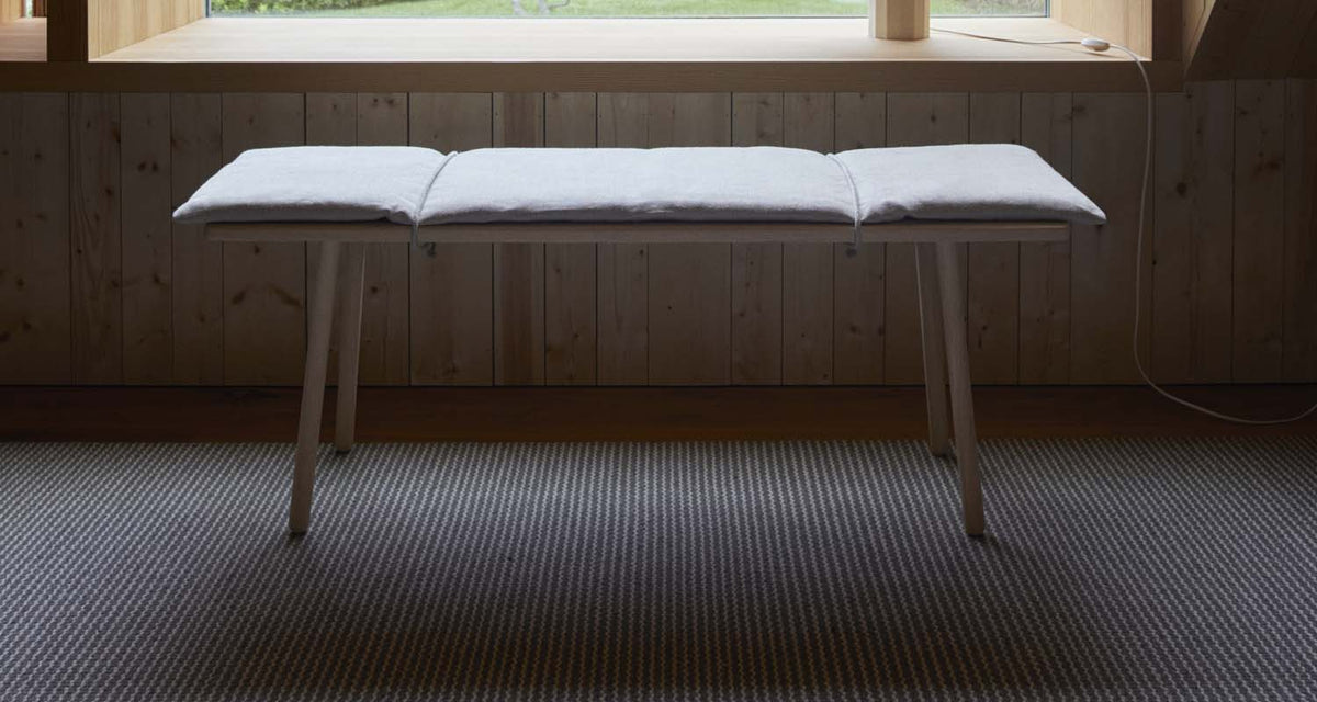 Georg Bench by Skagerak, showing georg bench in live shot.
