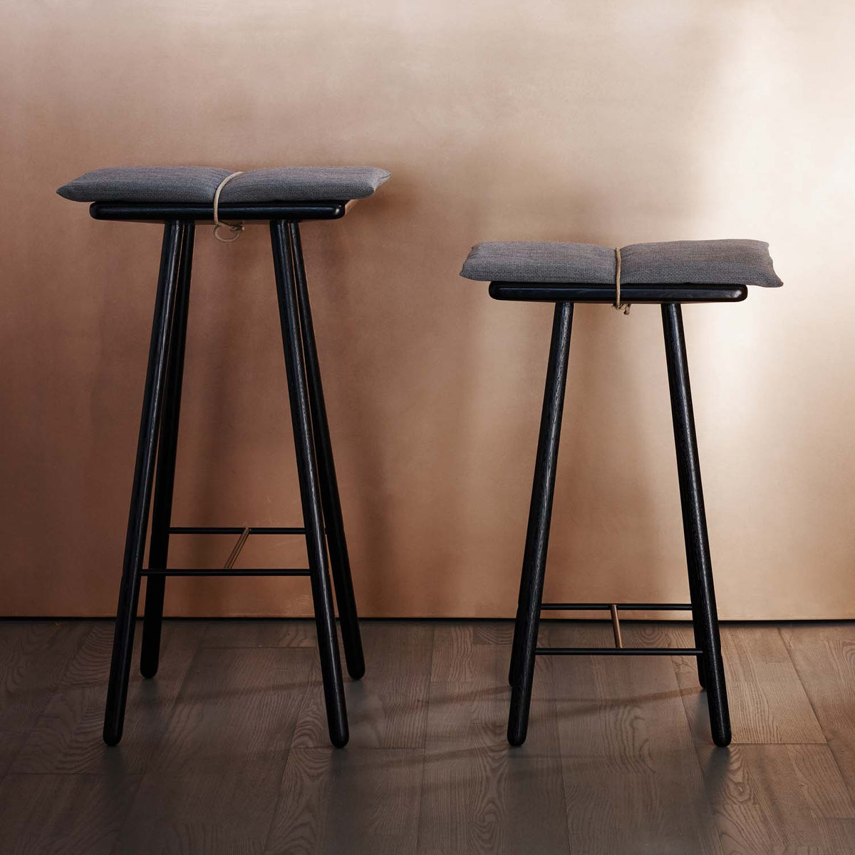 Georg Bar Stool by Skagerak, showing georg bar stool in live shot.