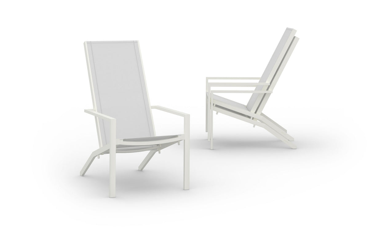 Bondi Tall Adirondack (Full Sling) by Mamagreen - Grade K, Ultra Durable Aluminum Cotton.