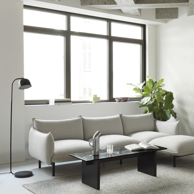 Grant Floor Lamp by Normann Copenhagen, showing grant floor lamp in live shot.