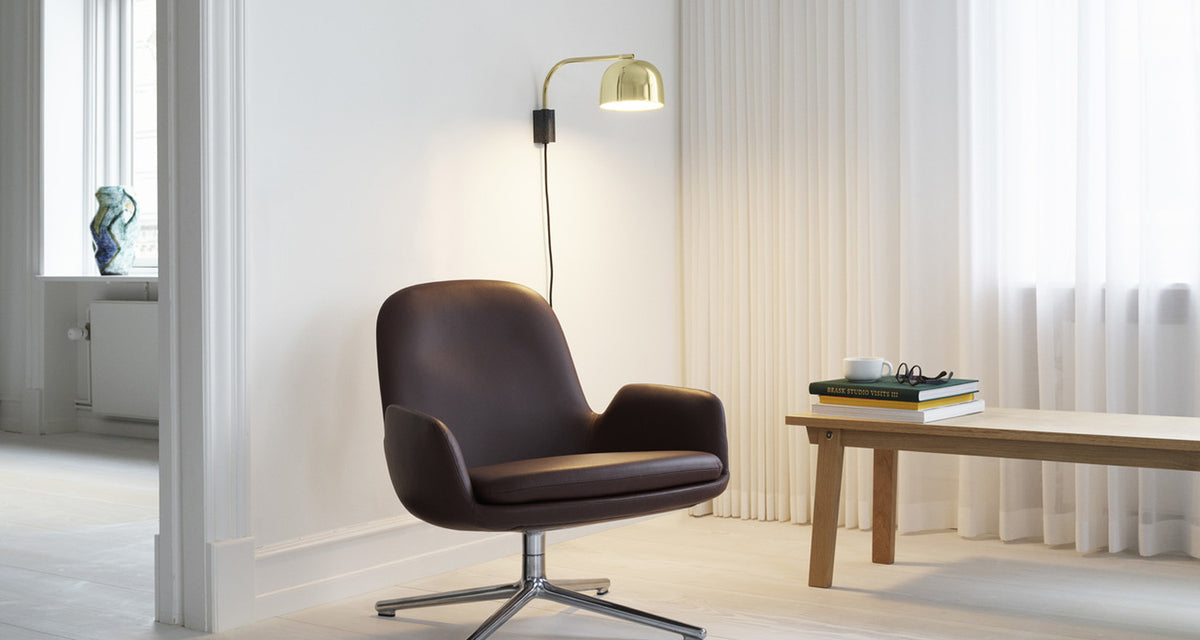 Grant Wall Lamp by Normann Copenhagen, showing grant wall lamp in live shot.