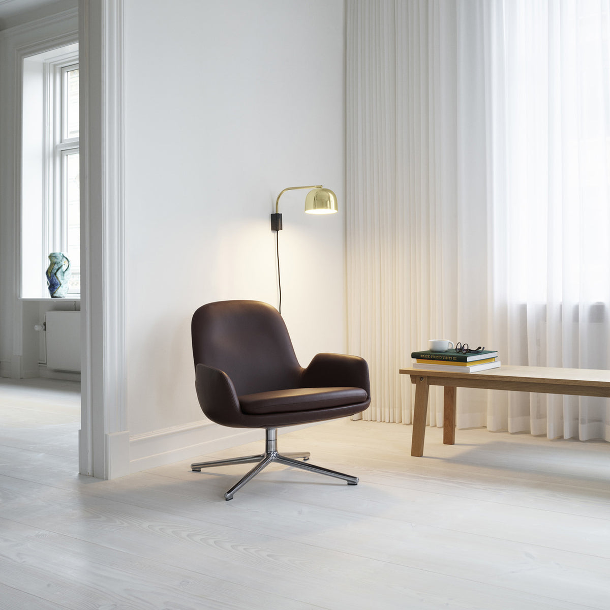 Grant Wall Lamp by Normann Copenhagen, showing grant wall lamp in live shot.