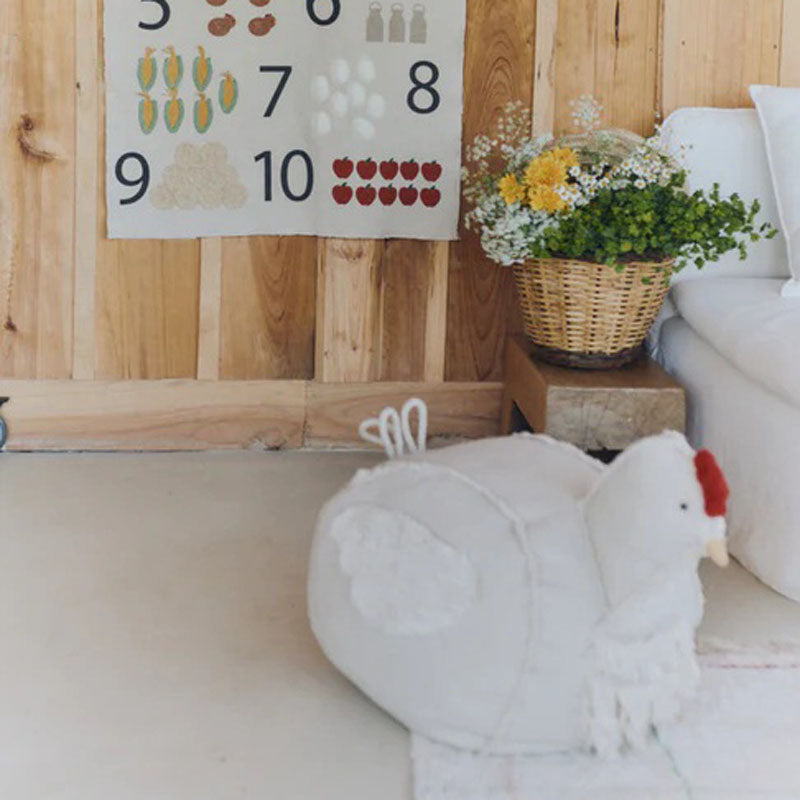 Growing up Pouf by Lorena Canals, showing growing up pouf in live shot.